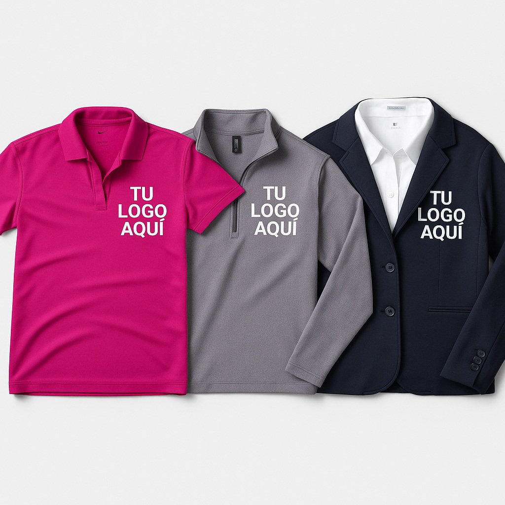 Polos y chaquetas personalizadas con logo de empresa