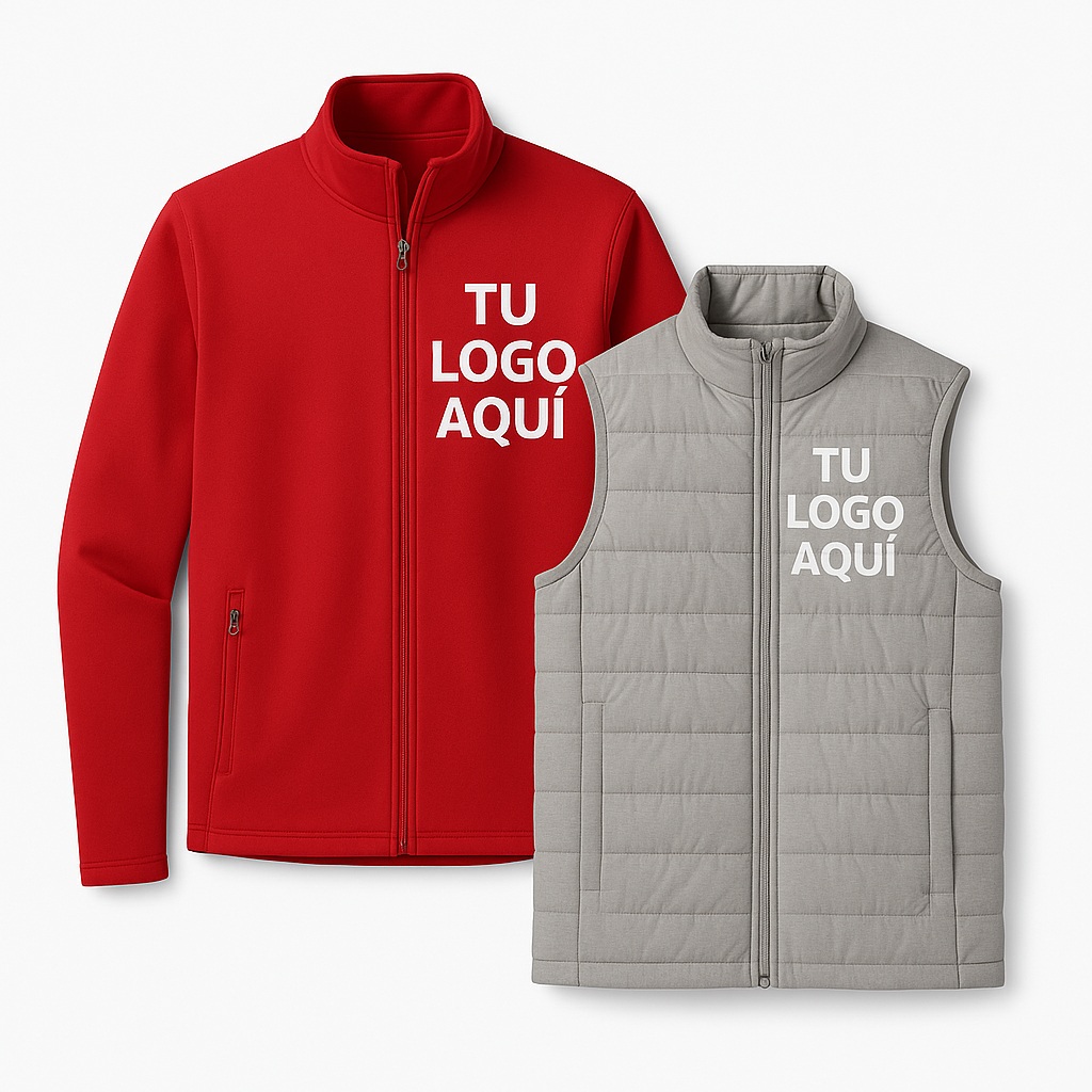Chaquetas y chalecos personalizados softshell polar