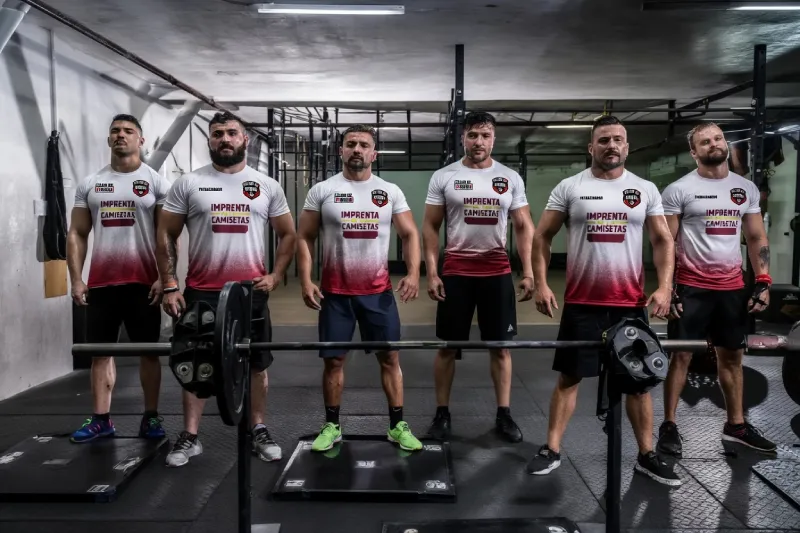 Camisetas crossfit y gym personalizadas para box y gimnasio