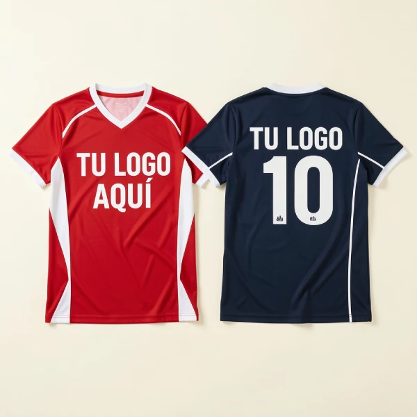 Camisetas para equipos de fútbol personalizadas con dorsal