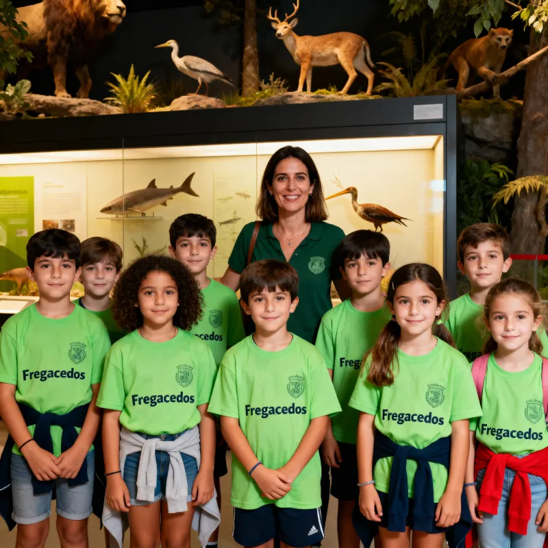 Camisetas excursión colegio personalizadas para identificar alumnos en salidas