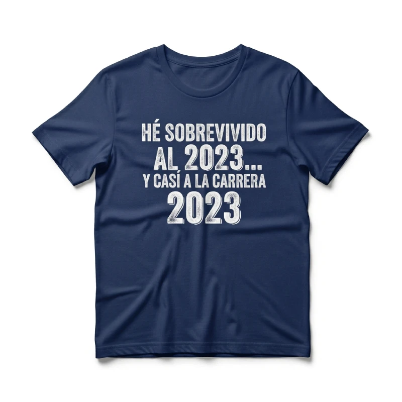 Camiseta fin de curso con frase divertida y año de la promoción