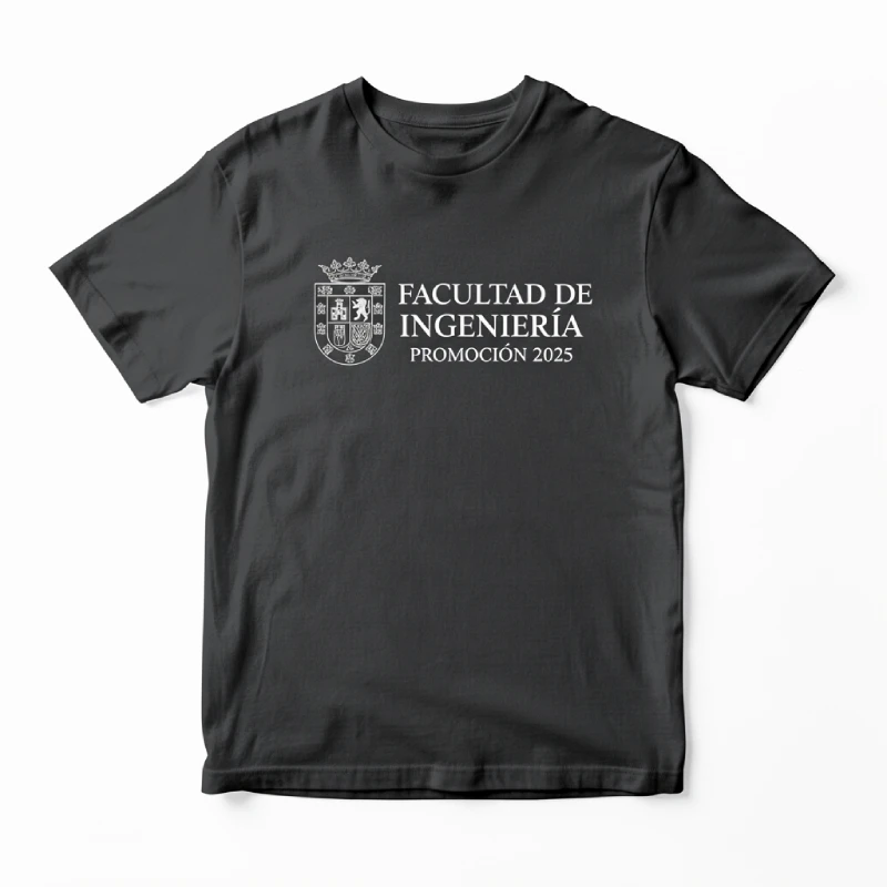 Camisetas graduación con logo de facultad y universidad personalizadas