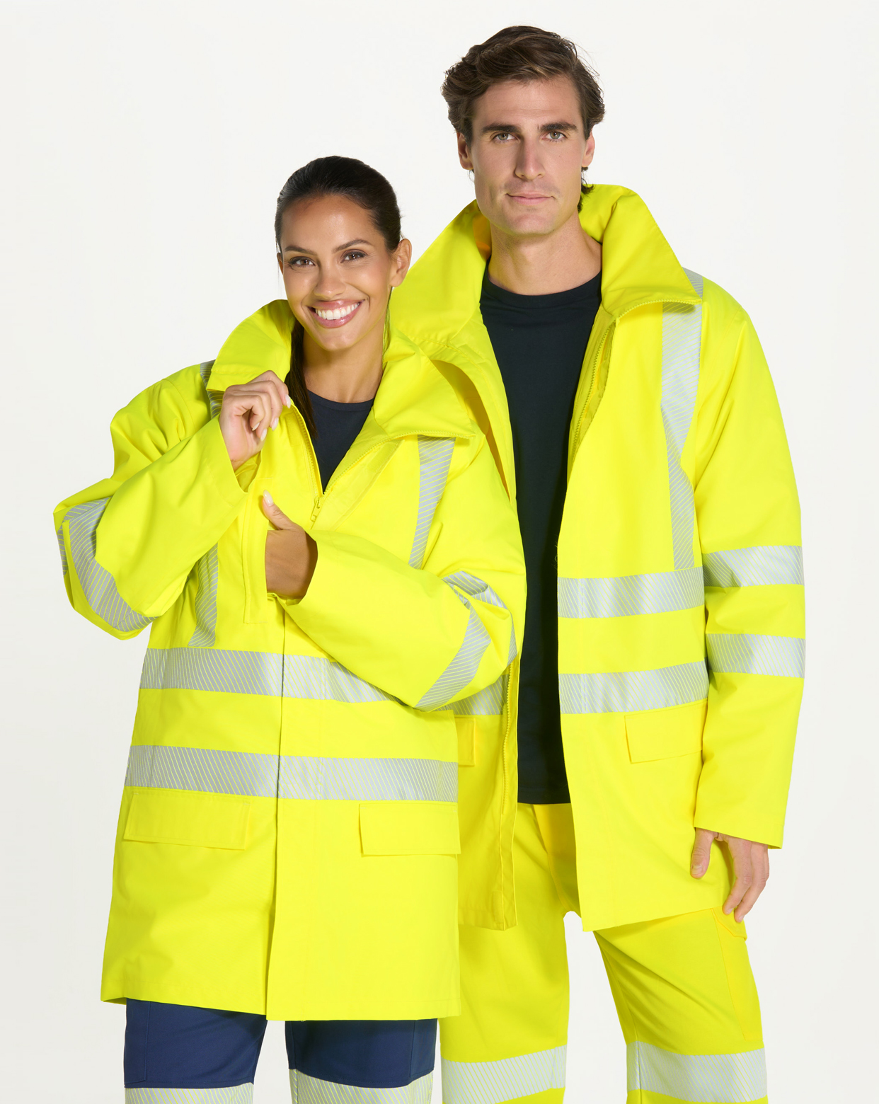 Parka Alta Visibilidad Personalizada con Logo Parka Alta Visibilidad Personalizada con Logo