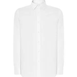 Camisa de Uniforme Lisa para Hombre