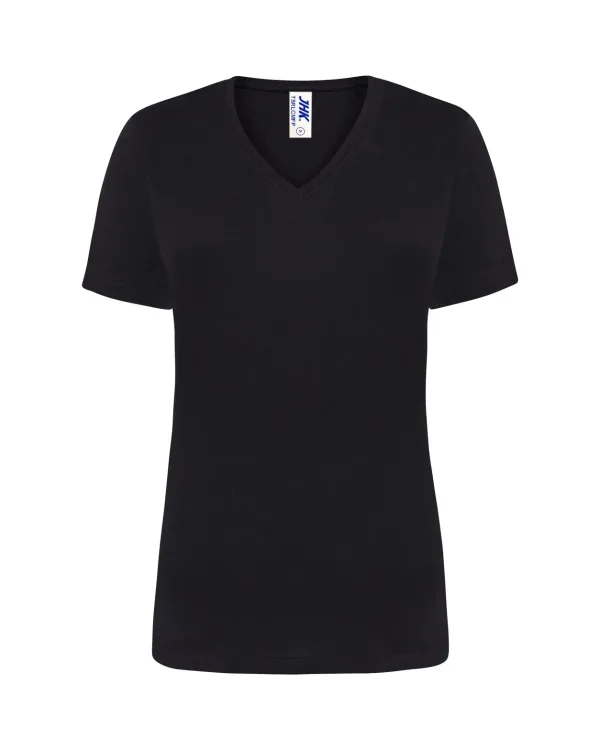 Camiseta personalizada de mujer cuello pico